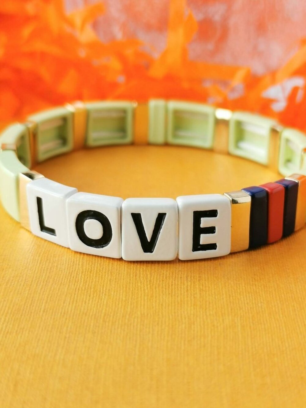 Roxanne Assoulin Just Say Love Enamel Stretch Bracelet